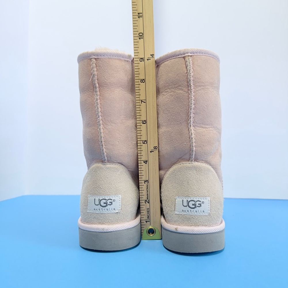 UGG Classic Tan Winter Boots Size Women 7 - Picture 5 of 14